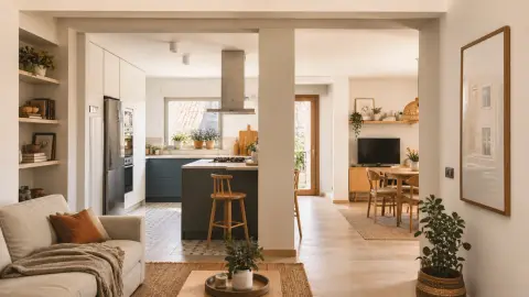 Abrir la cocina al salón: distribución, precio y decisiones previas